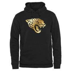 NFL Mens Jacksonville Jaguars Pro Line Black Gold Collection Pullover Hoodie