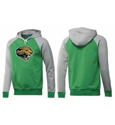 NFL Mens Nike Jacksonville Jaguars Logo Pullover Hoodie GreenGrey