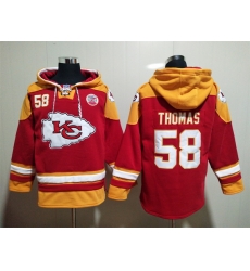 Kansas City Chiefs Sitched Pullover Hoodie #58 Derrick Thomas Kansas City Chiefs Sitched Pullover Hoodie #58 Derrick Thomas