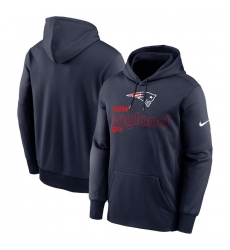 Men Nike Navy New England Patriots Performance Pullover Hoodie Men Nike Navy New England Patriots Performance Pullover Hoodie