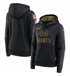 Women New York San Francisco Giants Nike 2020 Salute to Service Performance Pullover Hoodie Black