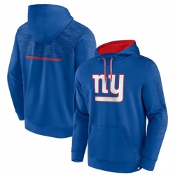 Men New York Giants Blue Defender Evo Pullover Hoodie