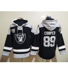 Los Angeles Raiders Sitched Pullover Hoodie #89 89 Amari Cooper