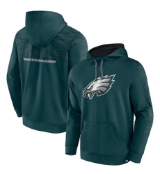 Men Philadelphia Eagles Green Defender Evo Pullover Hoodie