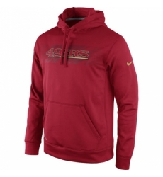 NFL San Francisco 49ers Nike KO Speed Wordmark Performance Hoodie 