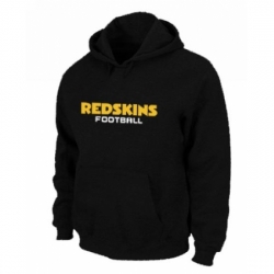 NFL Mens Nike Washington Redskins Font Pullover Hoodie Black