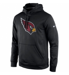 NFL Men Arizona Cardinals Nike Black Practice Performance Pullover Hoodie