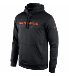 NFL Cincinnati Bengals Nike KO Speed Wordmark Performance Hoodie Black