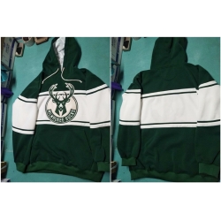 Men Milwaukee Bucks Blank Green Stitched NBA Hoodie