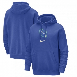 Men Milwaukee Bucks Royal 2023 24 City Edition Essential Club Pullover Hoodie