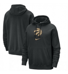 Men Toronto Raptors Black 2023 24 City Edition Essential Club Pullover Hoodie