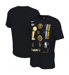 Men Denver Nuggets Black 2023 Finals Celebration Locker Room T Shirt