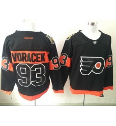 Flyers 93 Jakub Voracek Black Reebok Jersey