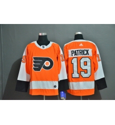 Men Philadelphia Flyers 19 Nolan Patrick Orange Adidas Jersey