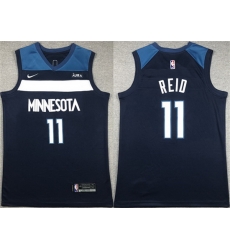 Men Minnesota Timberwolves 11 Naz Reid Navy Icon Edition Stitched Jersey