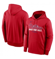 Men Philadelphia Phillies Red 2025 Postseason Collection Therma Fleece Hoodie