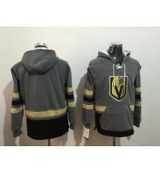 Men Vegas Golden Knights Blank Clayton Stoner Grey Name  26 Number Pullover NHL Hoodie