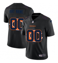 Men Women Youth Toddler Chicago Bears Custom Men Nike Team Logo Dual Overlap Limited NFL Jerseyey Black