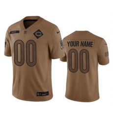 Men Women youth Chicago Bears Active Player Custom 2023 Brown Salute To Service Limited Stitched Football Jersey