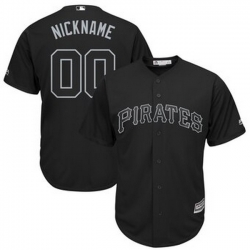 Men Women Youth Toddler All Size Pittsburgh Pirates Majestic 2019 Players Weekend Cool Base Roster Custom Black Jersey