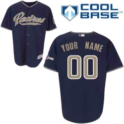 Men Women Youth All Size San Diego Padres Blue Custom Jerseys