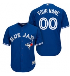 Men Women Youth All Size Toronto Blue Jays Cool Base Custom Jersey Blue