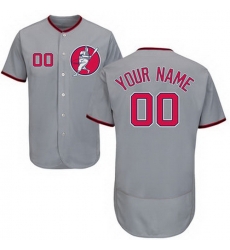 Men Women Youth Toddler All Size Washington Nationals Gray Customized Flexbase New Design Jersey