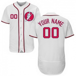 Men Women Youth Toddler All Size Washington Nationals White Customized Flexbase New Design Jersey II