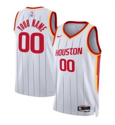 Men Houston Rockets Actiive Player Custom White 2026 27 Association Edition Stitched Basketball Jersey