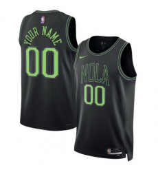 New Orleans Pelicans Nike Unisex 2025 2026 City Edition Swingman Custom Jersey Black