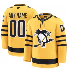 Men Women Youth Pittsburgh Penguins Fanatics Alternate Premium Custom Jersey Gold Men Women Youth Pittsburgh Penguins Fanatics Alternate Premium Custom Jersey Gold