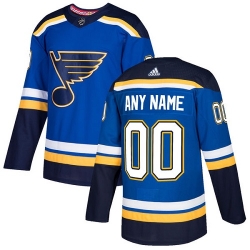 Men Women Youth Toddler Royal Blue Jersey - Customized Adidas St. Louis Blues Home