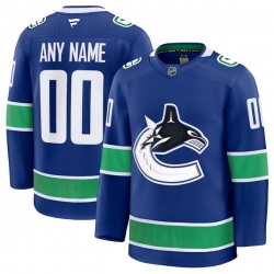 Men Women Youth Vancouver Canucks Fanatics Blue Home Premium Custom Jersey