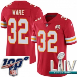 2020 Super Bowl LIV Youth Nike Kansas City Chiefs #32 Spencer Ware Red Team Color Vapor Untouchable Limited Player NFL Jersey