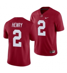 Alabama Crimson Tide Derrick Henry 2 Crimson Limited Jersey Men's