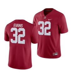 Alabama Crimson Tide Rashaan Evans Men's Crimson Game Nike Jersey