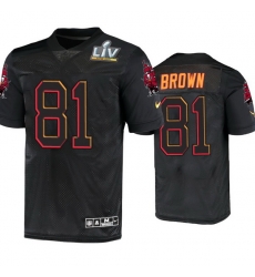 Men Antonio Brown Tampa Bay Buccaneers Black Super Bowl Lv Jersey