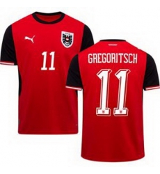 Youth 11 Austria Michael Gregoritsch World Cup Away Replica Jersey  1
