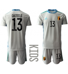 Kids Belgium Short Soccer Jerseys 018