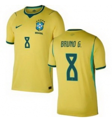 Youth 8 Brazil National Team Bruno Guimaraes 2026 Home Jersey 2