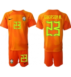 Men FIFA 2022 Brazil Soccer Jersey 004