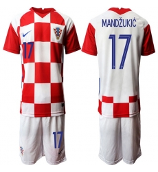 Mens Croatia Short Soccer Jerseys 018