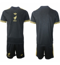 Men Mexico Blank Black Gold 25 26 Soccer Jersey Suit Men Mexico Blank Black Gold 25 26 Soccer Jersey Suit