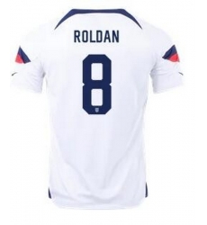 Men US 2022 FIFA Soccer Jersey White 018