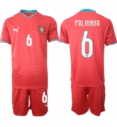 Portugal 2026 FIFA World Cup Soccer Jersey Red #6 PALHINHA Portugal 2026 FIFA World Cup Soccer Jersey Red #6 PALHINHA