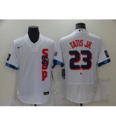 Men's San Diego Padres #23 Fernando Tatis Jr. Nike White 2021 MLB All-Star Game Authentic Jersey