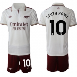 Men Arsenal 2026 Soccer Jerseys White #10 SMITH ROWE