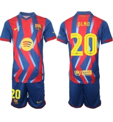 Men FC Barcelona 2026 Soccer Jerseys RedBlue #20 OLMO (2) Men FC Barcelona 2026 Soccer Jerseys RedBlue #20 OLMO (2)