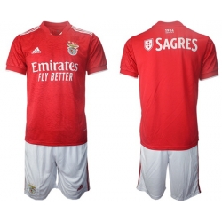 Men Benfica Soccer Blank Jersey 002