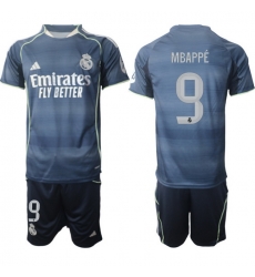Men Real Madrid 2026 Soccer Jerseys DarkBlue #9 MBAPPE Men Real Madrid 2026 Soccer Jerseys DarkBlue #9 MBAPPE